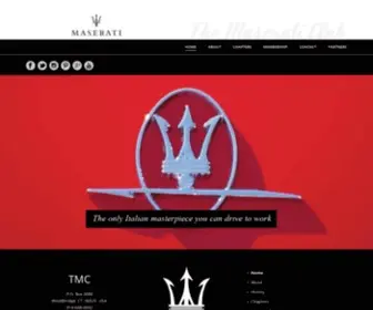 Themaseraticlub.com(The Maserati Club) Screenshot