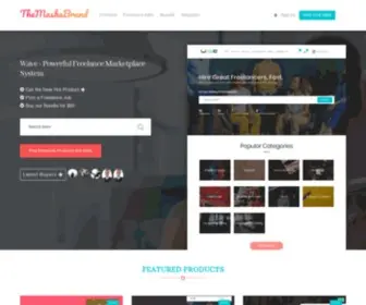 Themashabrand.com(Free Powerful Freelance Marketplace Script) Screenshot