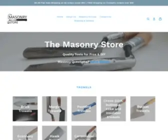 Themasonrystore.com(The Masonry Store) Screenshot