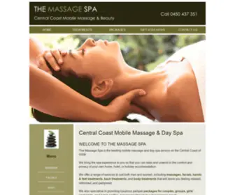 Themassagespa.com.au(The Massage Spa) Screenshot