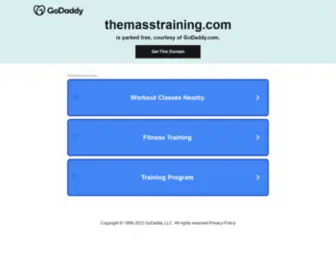 Themasstraining.com(Themasstraining) Screenshot