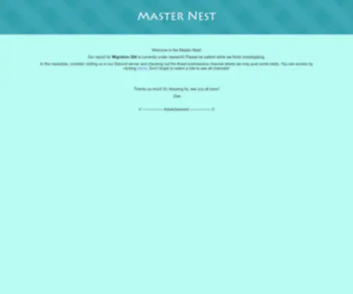 Themasternest.net(Master Nest) Screenshot