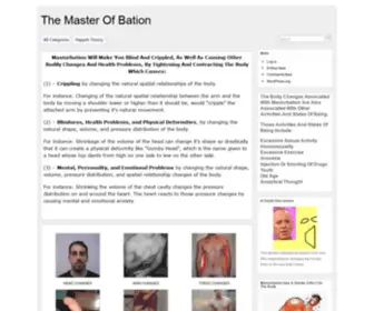 Themasterofbation.com(The Master Of Bation) Screenshot