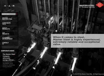 Themastersteel.com(Master Steel) Screenshot