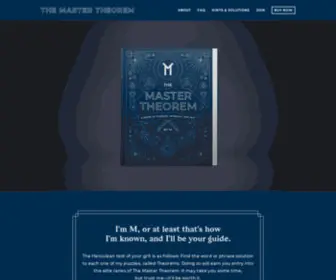 Themastertheorem.com(The Master Theorem) Screenshot