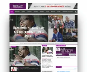 Themastonline.com(The One and Only truly independent newspaper in Zambia) Screenshot