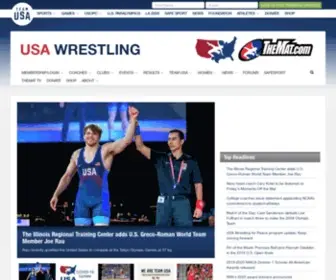 Themat.com(USA Wrestling) Screenshot