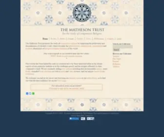 Themathesontrust.org(The Matheson Trust) Screenshot