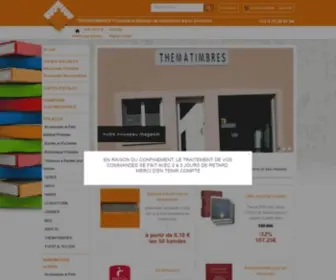 Thematimbres.com(THEMATIMBRES PHILATELIE & MATERIEL DE COLLECTIONS A PRIX DISCOUNT) Screenshot