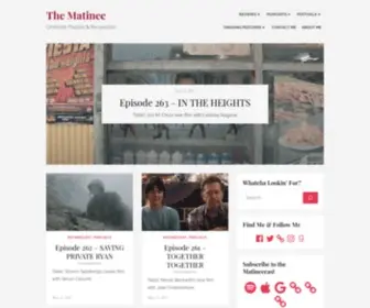 Thematinee.ca(Cinematic Passion & Perspective) Screenshot