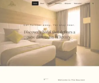 Themaureen.com(Luxury Boutique Hotel) Screenshot