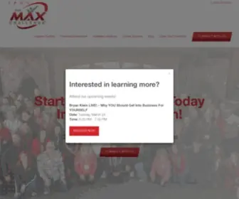 Themaxfranchising.com(Fitness Franchise In NJ) Screenshot