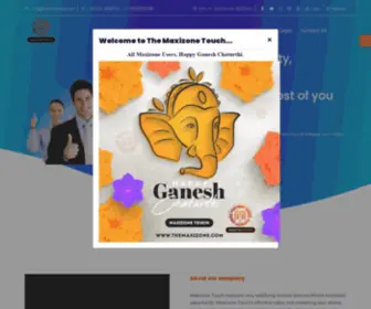 Themaxizone.com(Maxizone Touch Pvt) Screenshot
