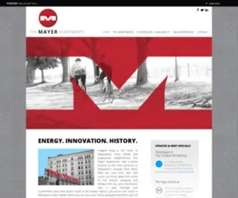 Themayerapartments.com(Milwaukee Apartments For Rent) Screenshot