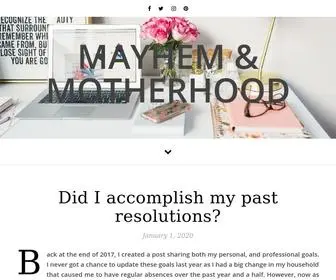 Themayhemandmotherhood.com(Bot Verification) Screenshot