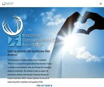 Themccf.org(The Macaluso Compassionate Care Foundation (MCCF)) Screenshot