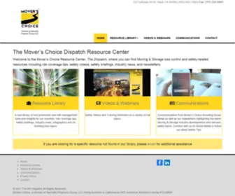 ThemCDispatch.com(The Mover's Choice Dispatch Resource Center) Screenshot