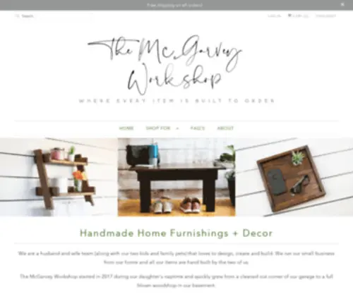ThemcGarveyworkshop.com(The McGarvey Workshop) Screenshot
