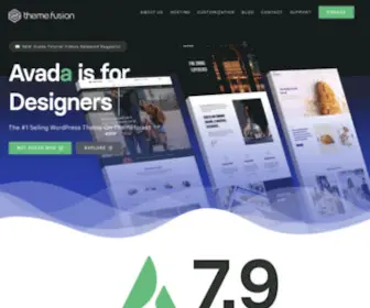 Theme-Fusion.com(The #1 Selling Website Builder for WordPress & WooCommerce) Screenshot
