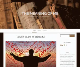 Themeaningofme.com(Read) Screenshot