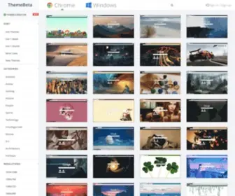 Themebeta.com(Google Chrome Themes and Theme Creator) Screenshot