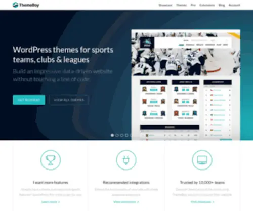 Themeboy.com(WordPress Themes & Plugins for Sports Clubs) Screenshot