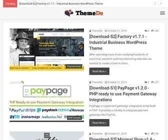 Themede.com(Your Free Premium Themes & Scripts Market) Screenshot