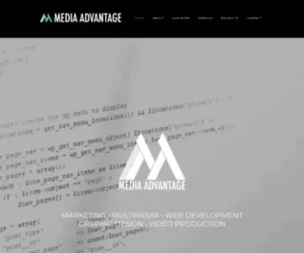 Themediaadvantage.com(Graphic & Web Design) Screenshot