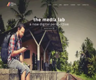 Themedialab.co(The Media Lab A new digital perspective) Screenshot