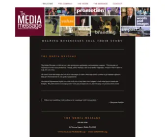 Themediamessage.com(The Media Message) Screenshot