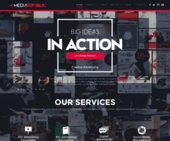 Themediarepublic.com(Full-service advertising and digital agency) Screenshot