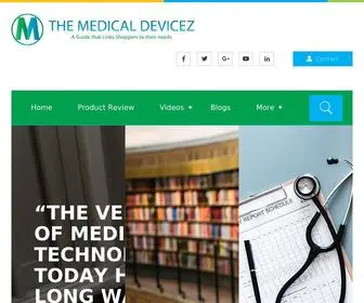 Themedicaldevicez.com(The Medical Devicez) Screenshot