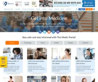 ThemedicPortal.com(Get Into Medicine With The Medic Portal) Screenshot