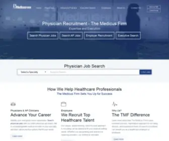 Themedicusfirm.com(Physician Job Search) Screenshot