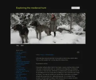 Themedievalhunt.com(Exploring the medieval hunt) Screenshot