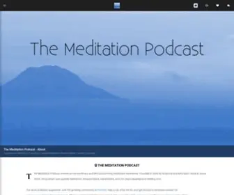 Themeditationpodcast.com(The Meditation Podcast) Screenshot