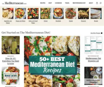 Themediterraneandish.com(Mediterranean Recipes & Lifestyle) Screenshot