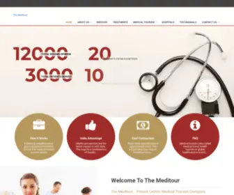 Themeditour.com(Medical Tourism Service Provider Company in India) Screenshot