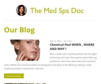 Themedspadoc.com(The Med Spa Doc) Screenshot
