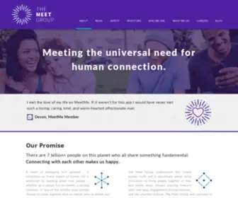 Themeetgroup.com(The Meet Group) Screenshot