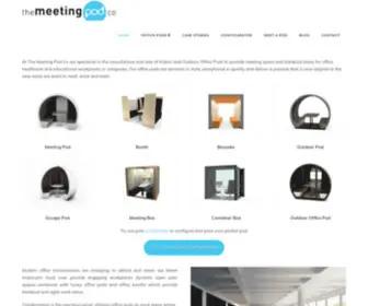 Themeetingpod.co.uk(The Meeting Pod Company) Screenshot