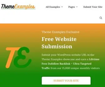 Themeexamples.net(Theme Examples blog) Screenshot