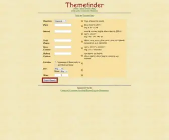 Themefinder.org(Themefinder) Screenshot