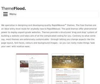 Themeflood.com(Free & Premium RapidWeaver Themes) Screenshot