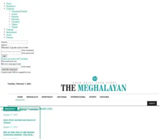 Themeghalayan.com(The meghalayan) Screenshot