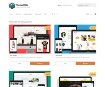 Themehills.com(Home page) Screenshot