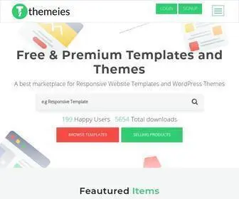 Themeies.com(Best Free & Premium Templates) Screenshot