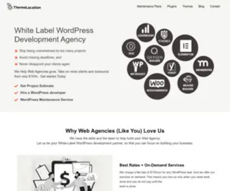Themelocation.com(White Label WordPress development Agency) Screenshot