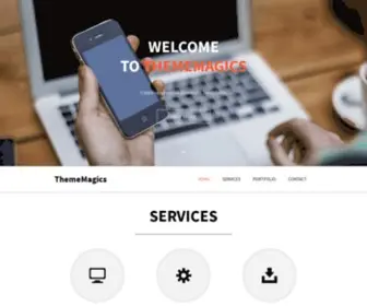 Thememagics.com(Clean responsive premium themes) Screenshot