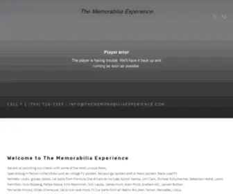 Thememorabiliaexperience.com(Collectible Auto Models) Screenshot